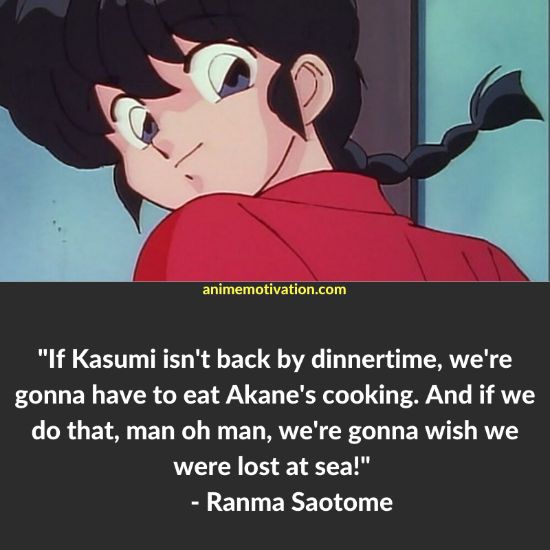 Ranma Saotome quotes