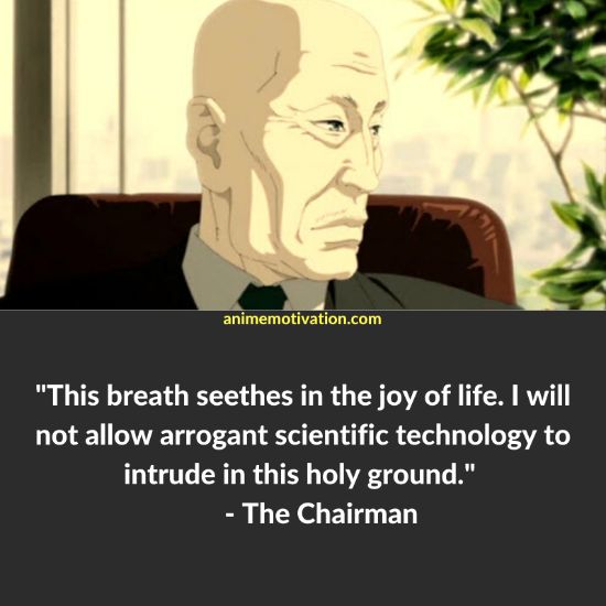 The Chairman quotes 1