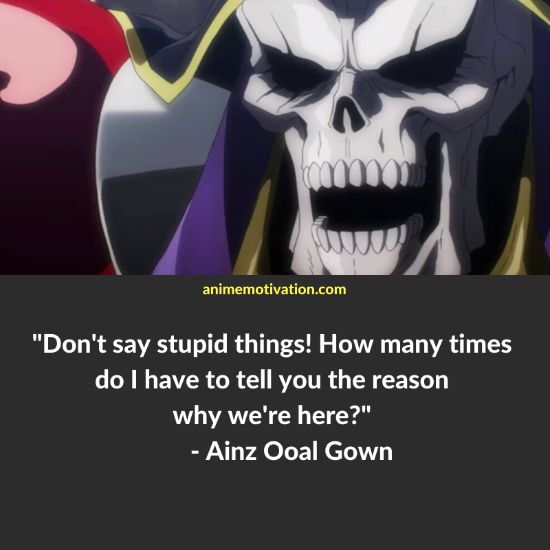 Ainz Ooal Gown quotes 10