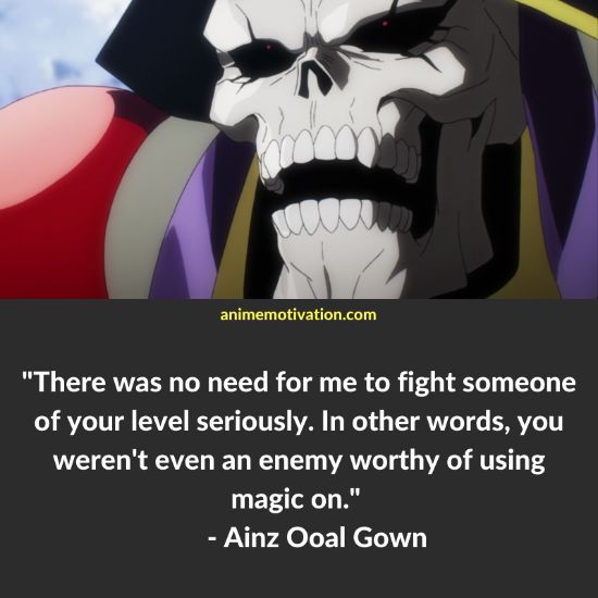 Ainz Ooal Gown quotes 8