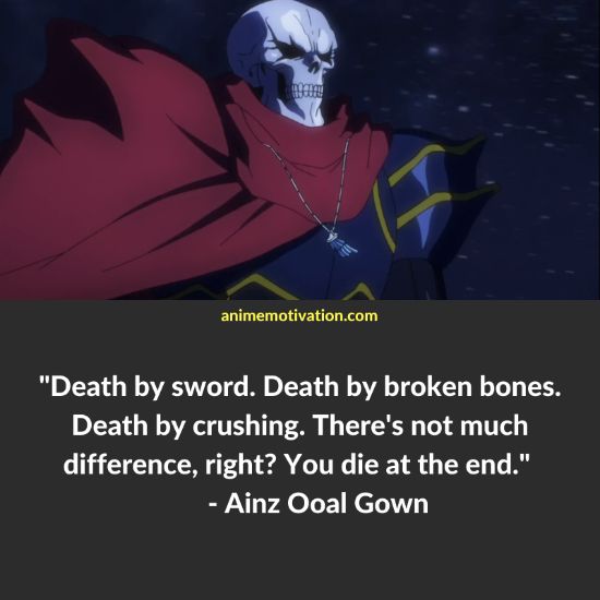 Ainz Ooal Gown quotes