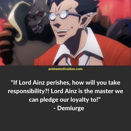 Demiurge overlord quotes