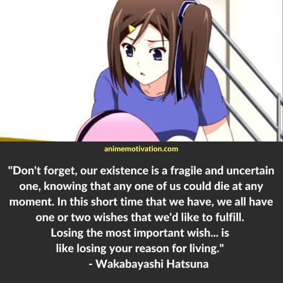 Wakabayashi Hatsuna quotes