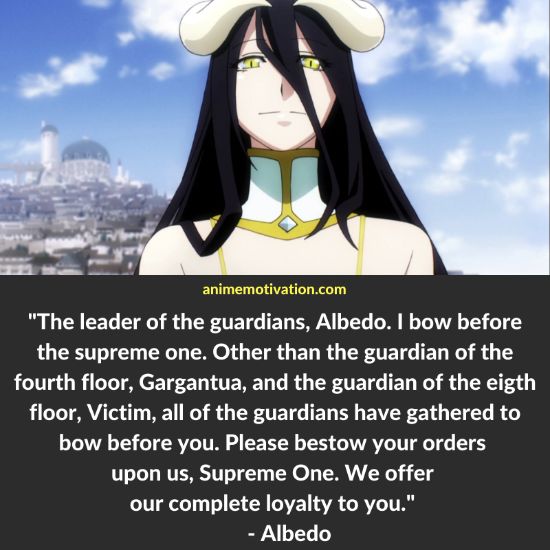 albedo overlord quotes 3