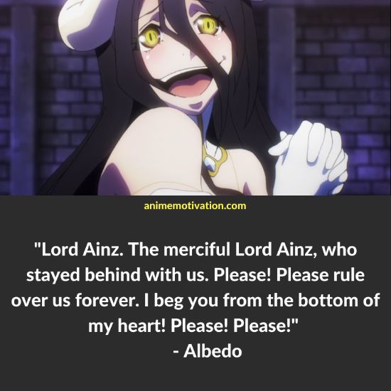 albedo overlord quotes