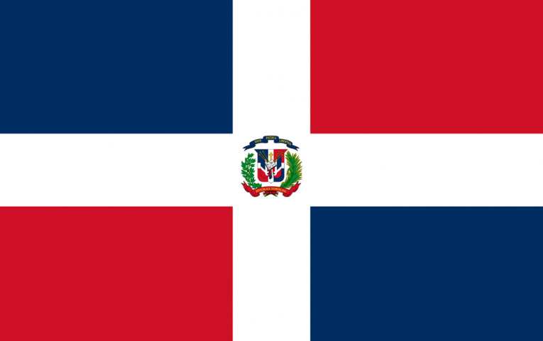 dominican republic flag medium
