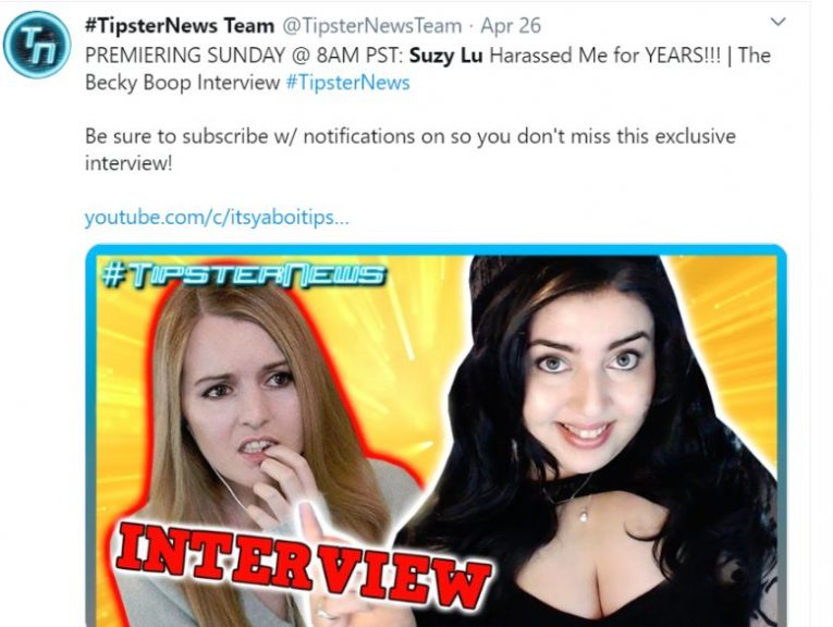 tipster news suzy lu harassed me