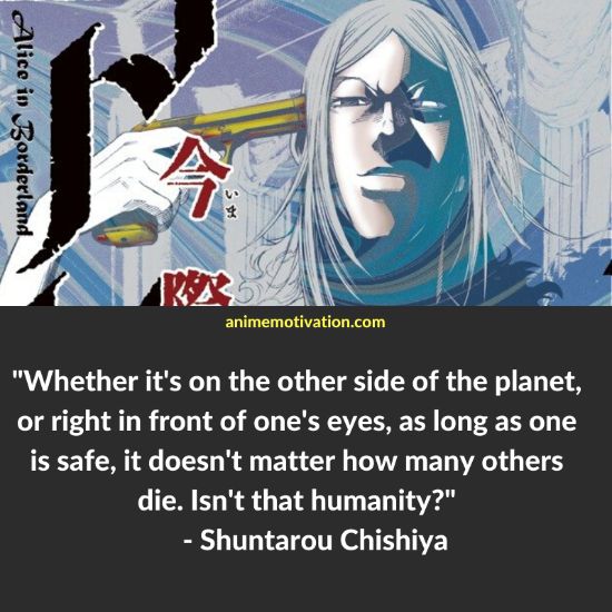 Shuntarou Chishiya quotes 2