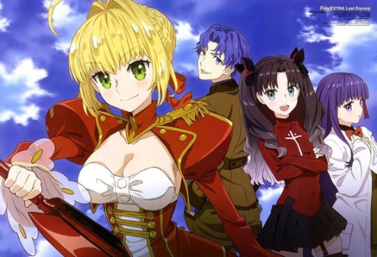 fate extra anime characters