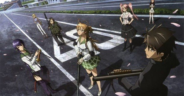 high school of the dead characters guns
