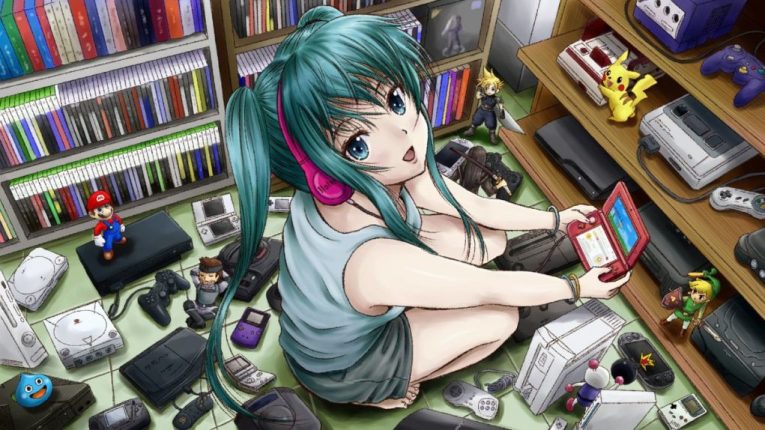vocaloid gamer girl anime wallpaper
