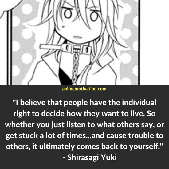 Shirasagi Yuki quotes