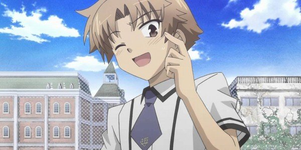 anime boy smile baka to test