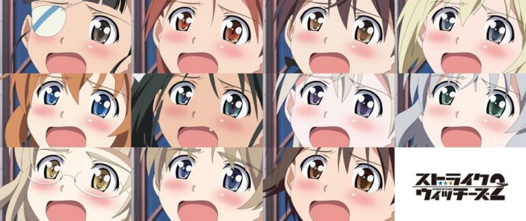 anime girls cute same face
