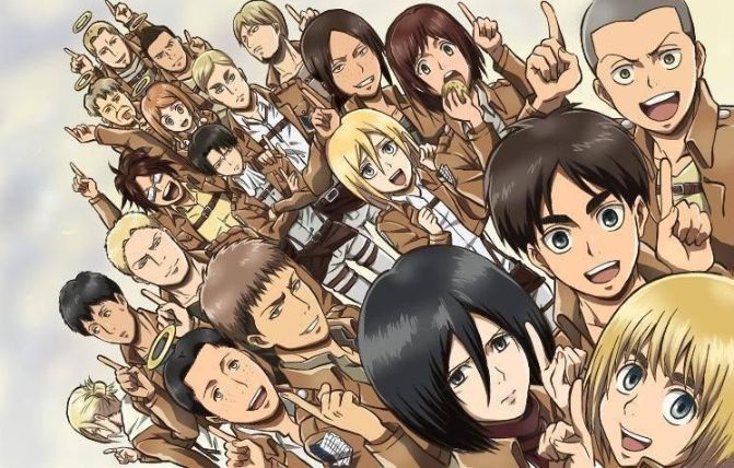 attack on titan characters faces