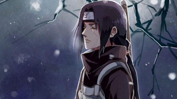 itachi uchiha trees anime wallpaper