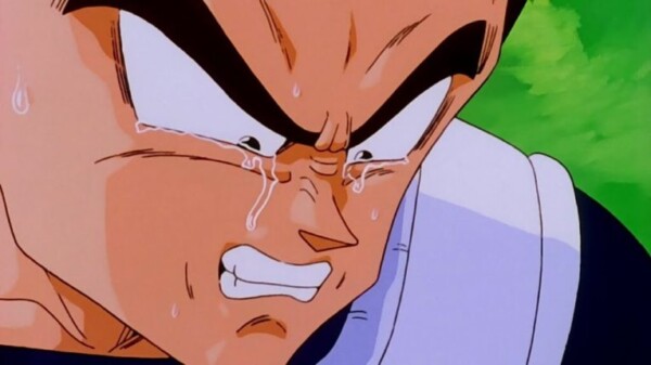 vegeta crying namek saga frieza