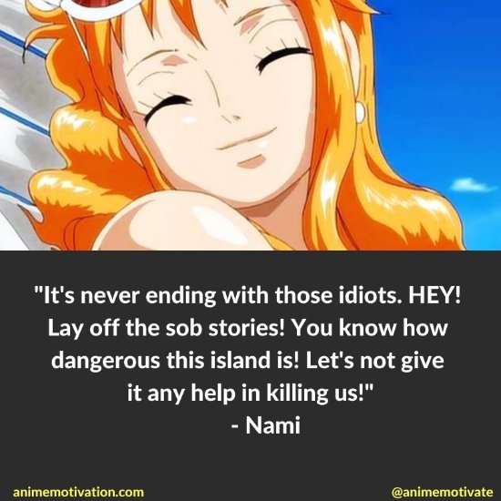 A Collection Of Nami's Best Anime Quotes From One Piece!