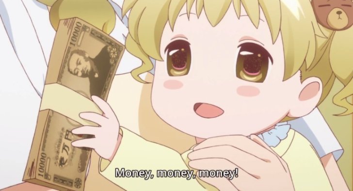 money money money anime kid