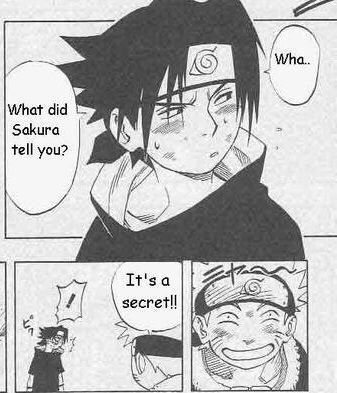naruto talking to sasuke about sakura advice tree climbing