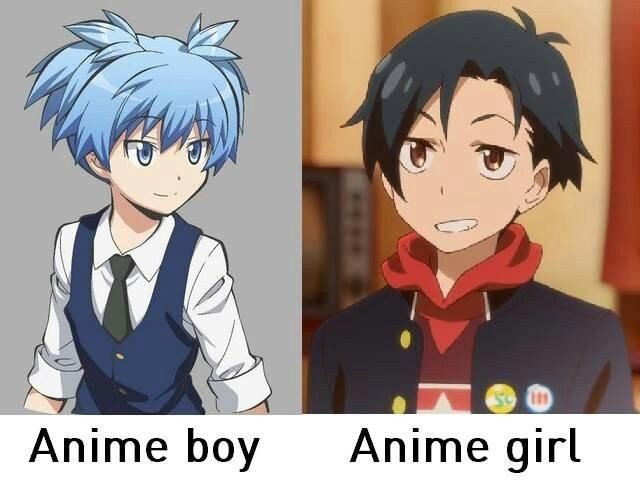 anime confusing gender