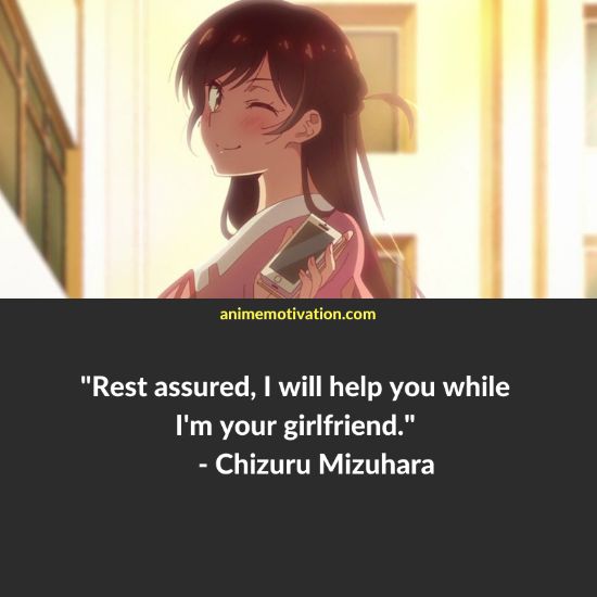 chizuru mizuhara quotes rent a girlfriend 3