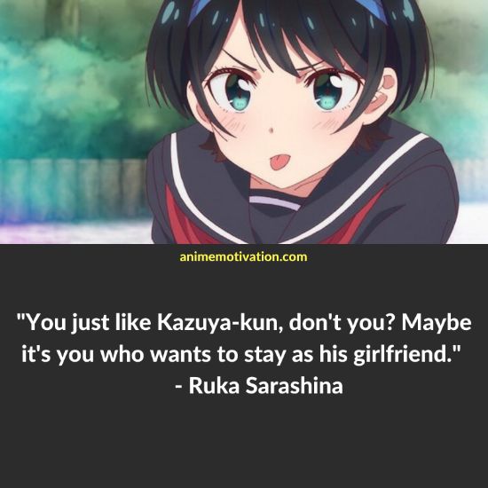 ruka sarashina quotes rent a girlfriend 2