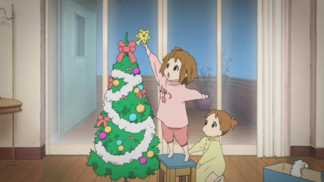 yui and ui k on christmas anime 2