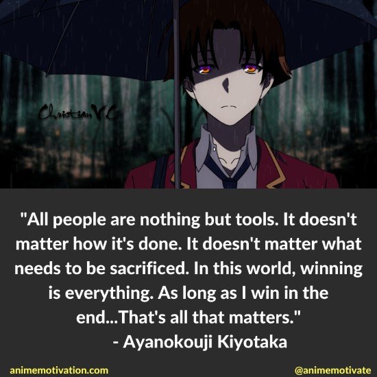 Ayanokouji Kiyotaka Quotes