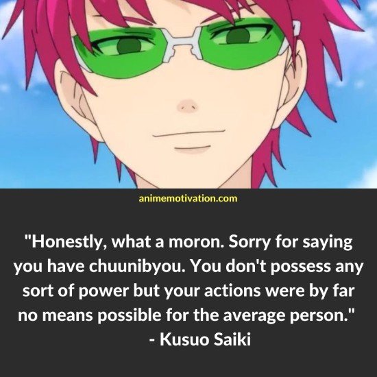 Kusuo Saiki Quotes (14)