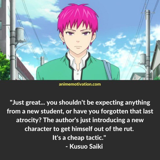 Kusuo Saiki Quotes (8)