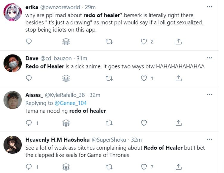 Twitter oficial de Redo of Healer emite aviso