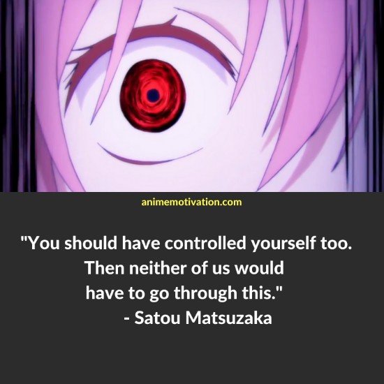 satou matsuzaka quotes 14 | https://animemotivation.com/happy-sugar-life-quotes/