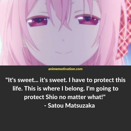 satou matsuzaka quotes | https://animemotivation.com/happy-sugar-life-quotes/