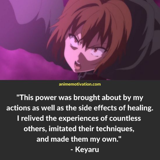 Keyaru quotes redo of healer 16