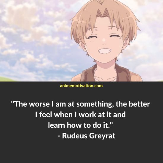 Rudeus Greyrat quotes 3 | https://animemotivation.com/mushoku-tensei-quotes/