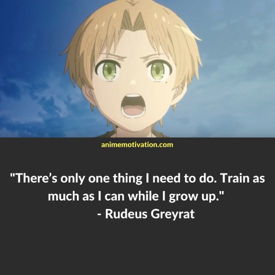 Rudeus Greyrat quotes 5 1 | https://animemotivation.com/mushoku-tensei-quotes/