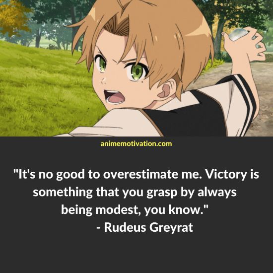 Rudeus Greyrat quotes | https://animemotivation.com/mushoku-tensei-quotes/