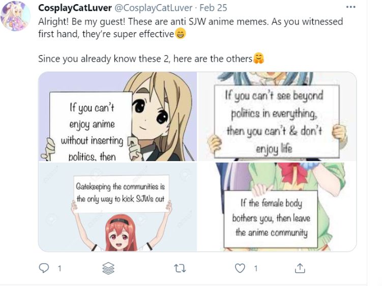 anime gatekeeping twitter