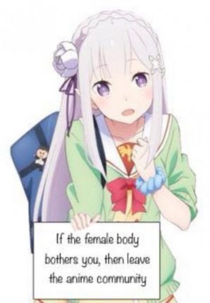 anime sjw meme twitter female body