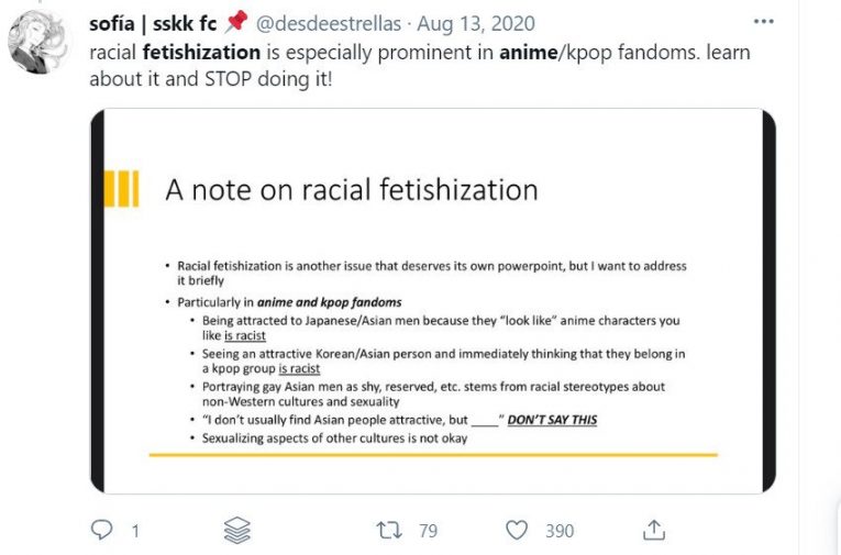 racial fetishization anime