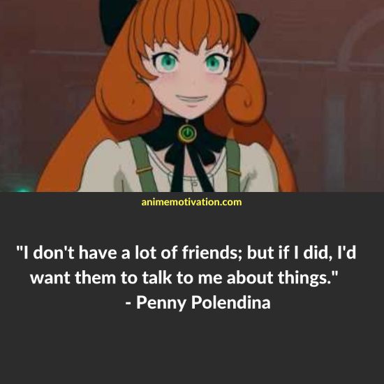 Penny Polendina RWBY quotes 8