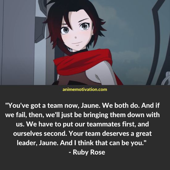 Ruby Rose RWBY quotes 10
