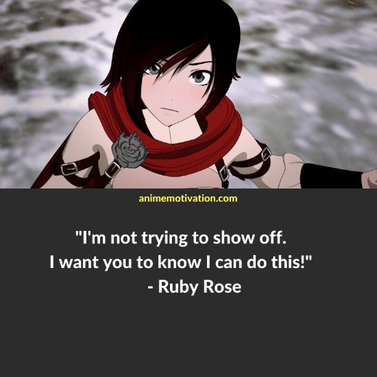 Ruby Rose RWBY quotes 5