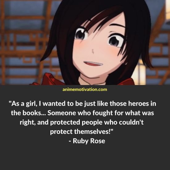 Ruby Rose RWBY quotes 8