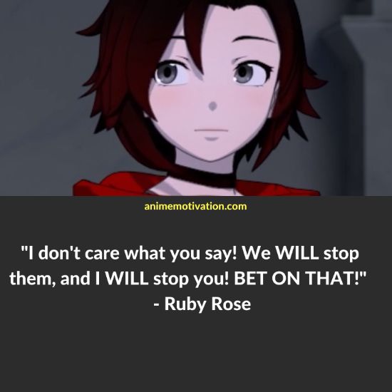 Ruby Rose RWBY quotes 9
