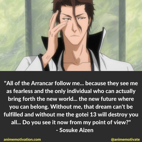 Sosuke Aizen Quotes Bleach 1