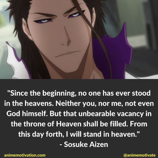 Sosuke Aizen Quotes Bleach