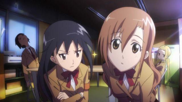 Seitokai Anime Shino And Aria