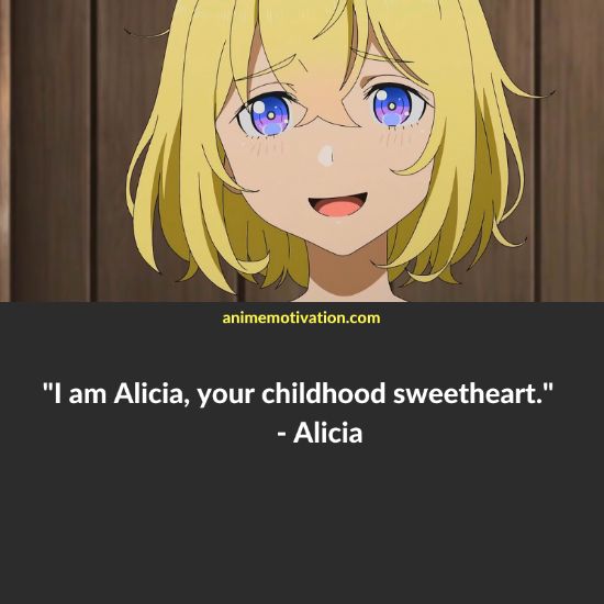 I am Alicia, Your childhood sweetheart. - Alicia